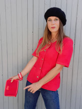 Charger l'image dans la galerie, Blazer vintage Billy - Rouge. Taille S ou 36, 38. Made in France