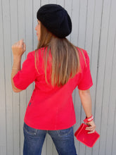 Charger l'image dans la galerie, Blazer vintage Billy - Rouge. Taille S ou 36, 38. Made in France