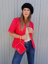 Charger l'image dans la galerie, Blazer vintage Billy - Rouge. Taille S ou 36, 38. Made in France