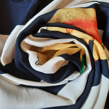 Charger l'image dans la galerie, Foulard vintage Chloé - Salade de fruits. Siloé. 84 x 78