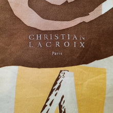 Charger l'image dans la galerie, Foulard vintage Léna - Christian Lacroix Paris. 87 x 83