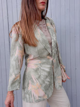 Charger l'image dans la galerie, Veste mi-saison vintage Coralie - Feuillage. Taille L, 40, 42. Made in France