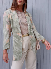 Charger l'image dans la galerie, Veste mi-saison vintage Coralie - Feuillage. Taille L, 40, 42. Made in France