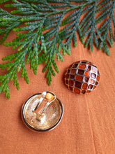 Charger l'image dans la galerie, Boucles d'oreilles anciennes Vanessa - Pâte de verre à clips.