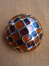 Charger l'image dans la galerie, Boucles d'oreilles anciennes Vanessa - Pâte de verre à clips.