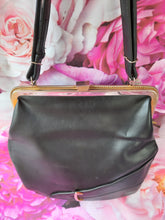 Charger l'image dans la galerie, Sac vintage Amandine - Fourre-tout noir.