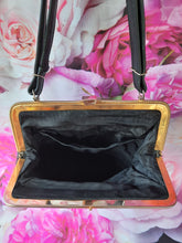 Charger l'image dans la galerie, Sac vintage Amandine - Fourre-tout noir.