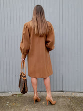 Charger l'image dans la galerie, Caban vintage Justine - Laine et Cachemire camel. Taille L, 40, 42. Made in France