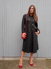 Charger l'image dans la galerie, Veste en Laine peignée Amy - Gris chiné. Taille M, 38, 40. Made in France