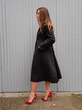 Charger l'image dans la galerie, Veste en Laine peignée Amy - Gris chiné. Taille M, 38, 40. Made in France