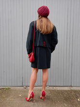 Charger l'image dans la galerie, Duffle-coat vintage Emilia - Alpacca loden vert sapin. Taille XL, 42, 44. Made in France