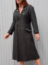 Charger l'image dans la galerie, Veste en Laine peignée Amy - Gris chiné. Taille M, 38, 40. Made in France