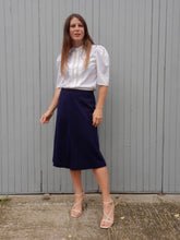 Charger l'image dans la galerie, Chemisier vintage Zaïa - Blanc à plumetis irisés. Taille M, 38, 40