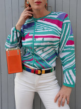Charger l'image dans la galerie, Gilet vintage Albane - A double boutonnage. Taille L, 40, 42. Made in France.