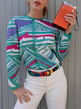 Charger l'image dans la galerie, Gilet vintage Albane - A double boutonnage. Taille L, 40, 42. Made in France.