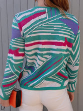 Charger l'image dans la galerie, Gilet vintage Albane - A double boutonnage. Taille L, 40, 42. Made in France.