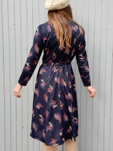 Charger l'image dans la galerie, Robe vintage Marlène - Effet cache-cœur. Taille S, 36, 38. Jean Biolay Paris. Made in France.