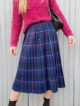 Charger l'image dans la galerie, Jupe plissée vintage Lou-Anna - Carreaux Écossais - Taille S, 36, 38