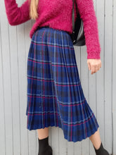 Charger l'image dans la galerie, Jupe plissée vintage Lou-Anna - Carreaux Écossais - Taille S, 36, 38
