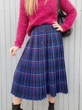 Charger l'image dans la galerie, Jupe plissée vintage Lou-Anna - Carreaux Écossais - Taille S, 36, 38