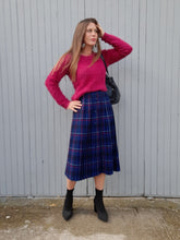 Charger l'image dans la galerie, Jupe plissée vintage Lou-Anna - Carreaux Écossais - Taille S, 36, 38