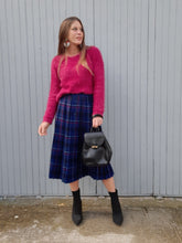 Charger l'image dans la galerie, Jupe plissée vintage Lou-Anna - Carreaux Écossais - Taille S, 36, 38