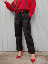 Charger l'image dans la galerie, Pantalon vintage Ariane - Gris anthracite. Cacharel. Taille L, 40, 42. Made in France.