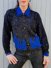 Charger l'image dans la galerie, Gilet vintage Tracy - Skyline New York. Taille L, 44, 42. Made in France.
