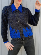 Charger l'image dans la galerie, Gilet vintage Tracy - Skyline New York. Taille L, 44, 42. Made in France.