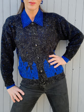Charger l'image dans la galerie, Gilet vintage Tracy - Skyline New York. Taille L, 44, 42. Made in France.