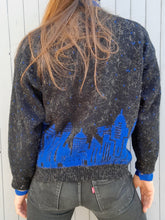 Charger l'image dans la galerie, Gilet vintage Tracy - Skyline New York. Taille L, 44, 42. Made in France.