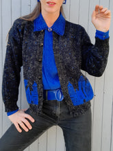 Charger l'image dans la galerie, Gilet vintage Tracy - Skyline New York. Taille L, 44, 42. Made in France.