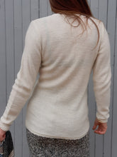 Charger l'image dans la galerie, Cardigan vintage Flavie - Maille ajourée et torsadée. Taille S, 36, 38.