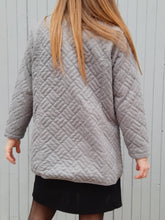 Charger l'image dans la galerie, Veste vintage matelassée grise - Pierre Balmain. Taille L, 40, 42.