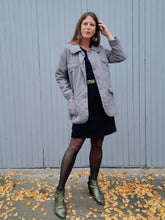 Charger l'image dans la galerie, Veste vintage matelassée grise - Pierre Balmain. Taille L, 40, 42.