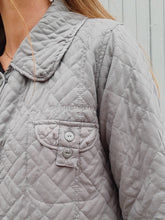 Charger l'image dans la galerie, Veste vintage matelassée grise - Pierre Balmain. Taille L, 40, 42.