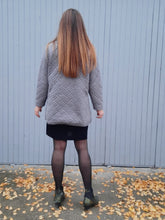 Charger l'image dans la galerie, Veste vintage matelassée grise - Pierre Balmain. Taille L, 40, 42.