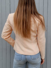 Charger l'image dans la galerie, Blazer vintage Églantine - Rose saumon. Taille M, 38, 40. Made in France