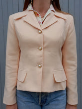 Charger l'image dans la galerie, Blazer vintage Églantine - Rose saumon. Taille M, 38, 40. Made in France