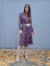 Charger l'image dans la galerie, Robe vintage Olga - Fleurie colorée. Taille M, 38, 40.