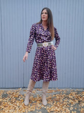 Charger l'image dans la galerie, Robe vintage Olga - Fleurie colorée. Taille M, 38, 40.