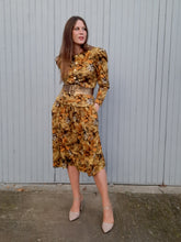 Charger l'image dans la galerie, Ensemble vintage Suzie - Chemisier et jupe fluide. Taille L, 40, 42. Made in France