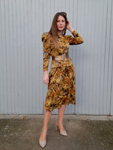 Charger l'image dans la galerie, Ensemble vintage Suzie - Chemisier et jupe fluide. Taille L, 40, 42. Made in France