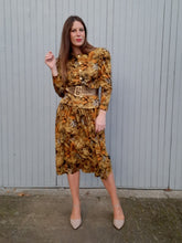 Charger l'image dans la galerie, Ensemble vintage Suzie - Chemisier et jupe fluide. Taille L, 40, 42. Made in France