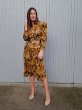 Charger l'image dans la galerie, Ensemble vintage Suzie - Chemisier et jupe fluide. Taille L, 40, 42. Made in France