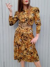 Charger l'image dans la galerie, Ensemble vintage Suzie - Chemisier et jupe fluide. Taille L, 40, 42. Made in France