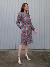 Charger l'image dans la galerie, Robe vintage Cassie - Boutonnage asymétrique. Taille M, 38, 40. Marcelle Griffon