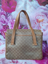 Charger l'image dans la galerie, Sac vintage Luce - Motif Macadam beige et brun. Logo Triomphe. Céline. Made in Italy