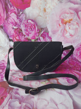 Charger l'image dans la galerie, Sac vintage Léa - Pierre Cardin. Noir et gris. Made in France