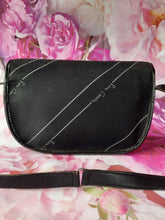 Charger l'image dans la galerie, Sac vintage Léa - Pierre Cardin. Noir et gris. Made in France